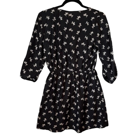 Urban Outfitters Coopertive Dress‎ Size Medium Scottie Dog Black Mini - Picture 2 of 11